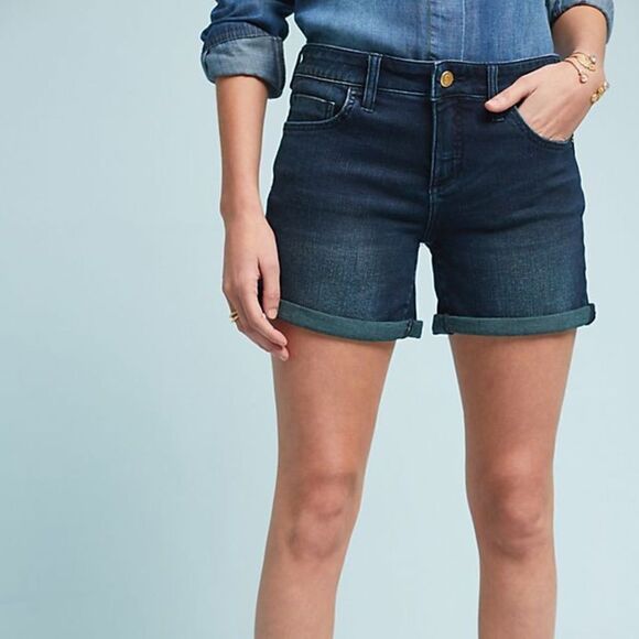 Anthropologie Pilcro and the Letterpress Stet Denim Shorts Size 27 - Picture 1 of 10